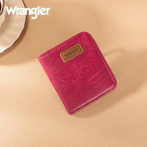 Image of Montana West X Wrangler Small Wallet Women Slim Thin Wallets Card Cases Money Organizer Minimalist Pocket Wallet with RFID Lining