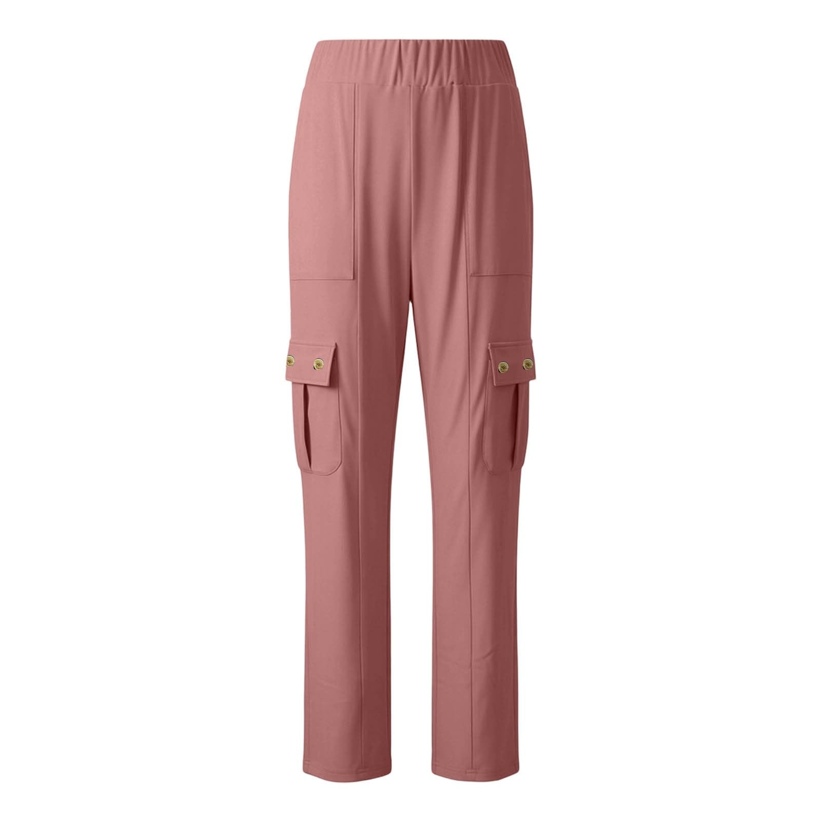 Damen Leggings mit Bund und Taschen für Workouts, Po-Lifting-Effekt, Nahtlose Passform für Fitnessstudio, Laufen und Sport