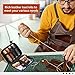MORFEN Leather Sewing Kit, Leather Stitching Kit with Sewing Awl, Needles, Waxed Thread, Upholstery Repair Kit, Heavy Duty Sewing Tools for Hand Stitching Car Seats, Sofa, Carpets, Shoes, DIY Craft