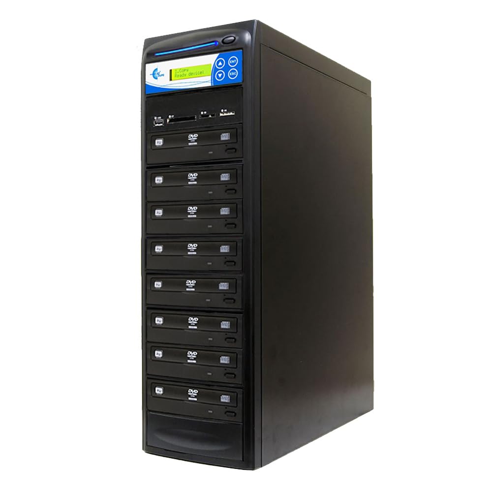 EZ DUPE 1 to 7 Media Mirror Duplicator - Flash Media/Disc to DVD M907-SSP