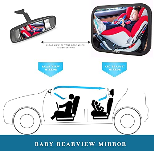 Funbliss FB1021 Baby Car Mirror Most Stable Backseat Mirror thumb #3