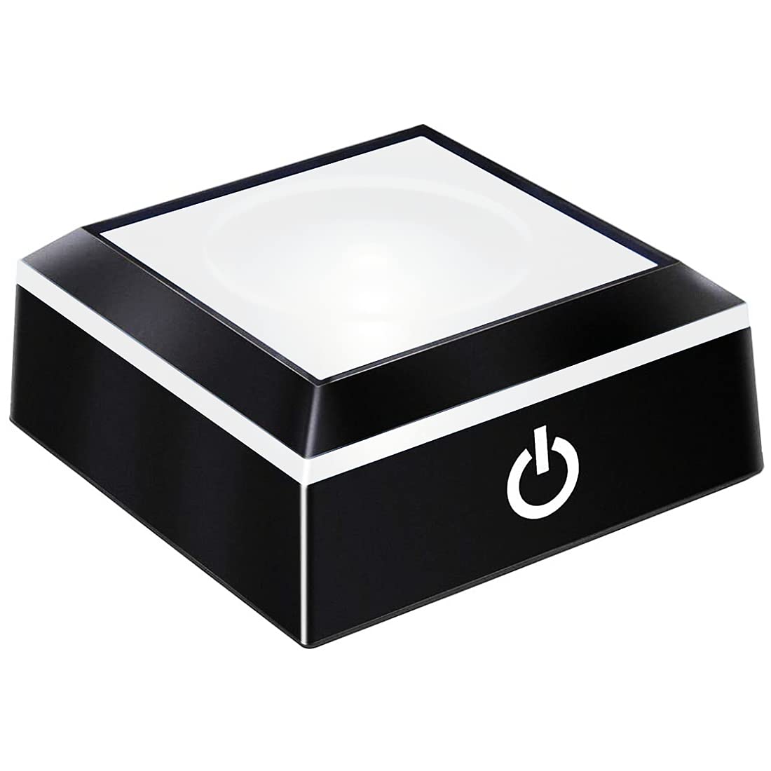 EUSTUMA LED Light Base Non-Slip Square Display Stand In A Variety of Colors,Suitable for Glass Crystal Spherical Artwork — image 1