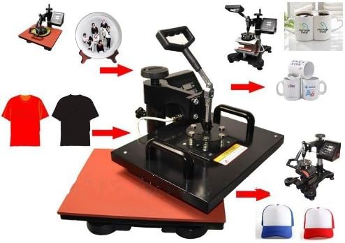 Gowe Advanced New Design 8 In 1 Combo Heat Press Machine ,Plate/Mug/Cap/TShirt heat press,heat transfer machine,Sublimation machine