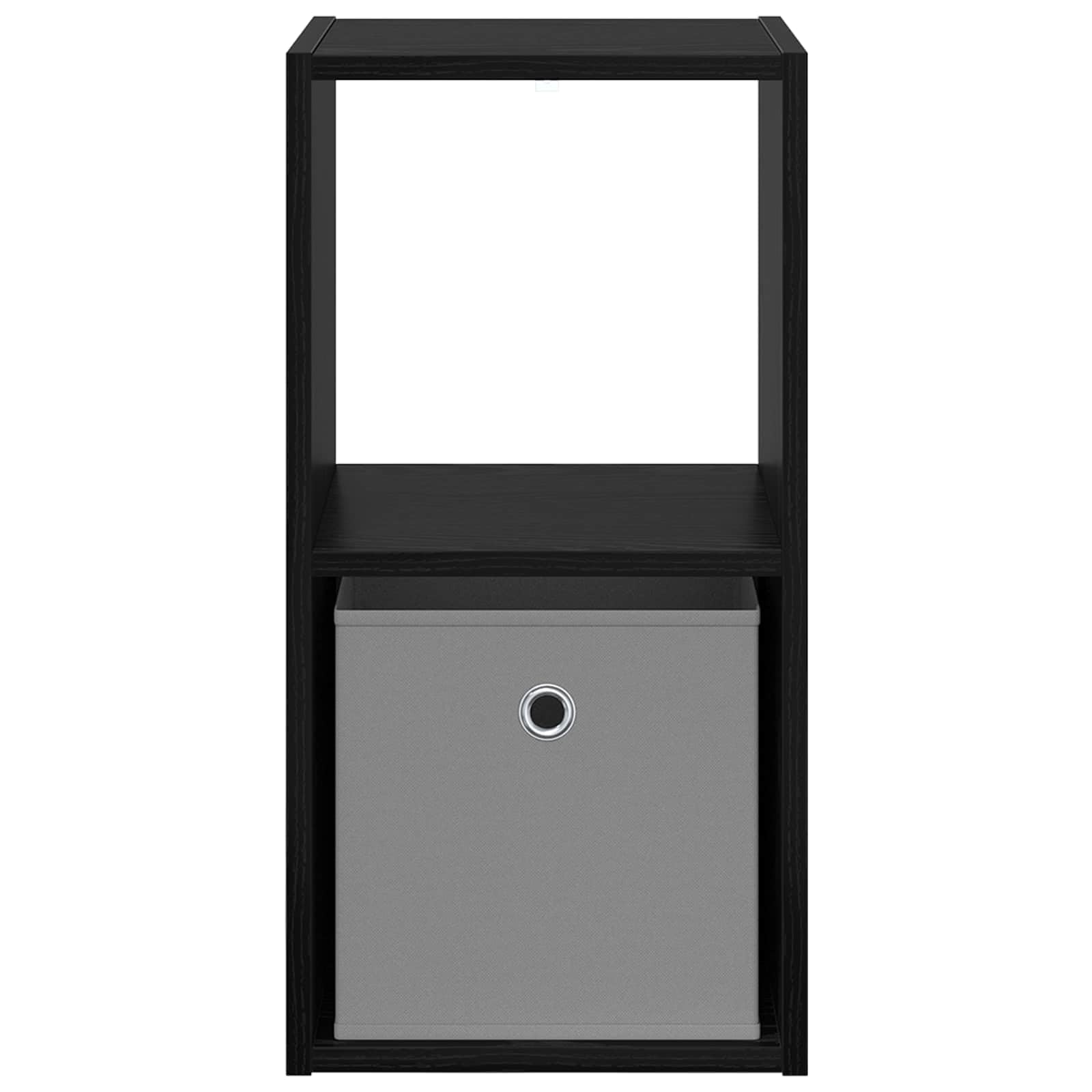 Générique Comodino, 2 pezzi, rovere nero, 30,5 x 27 x 59,5 cm, tavolino da notte moderno con cassetto e maniglia integrata, organizer intelligente per camera da letto, soggiorno o ufficio, design