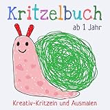 Die 20 besten Spielsachen für Kinder ab 1 Jahr Kritzelbuch ab 1 Jahr: Erstes dickes Ausmalbuch mit 50 einfachen Motiven zum Kritzeln und Ausmalen der ersten Gegenstände für kreative Kinder