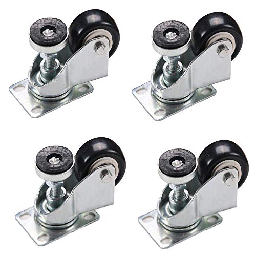 Preisvergleich Produktbild ZXL Rollen (4er-Pack) 2-Zoll-Unterstützung Fuma-Gerätemaschine Universalrad Horizontaleinstellung Polyurethan-Einstellrad Horizontaleinstellung