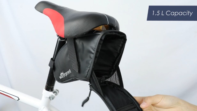 Borsa Da Sella Per Bici Impermeabile - Riflettente, Multifunzione, Con Velcro, Per MTB E Strada - Foto 4