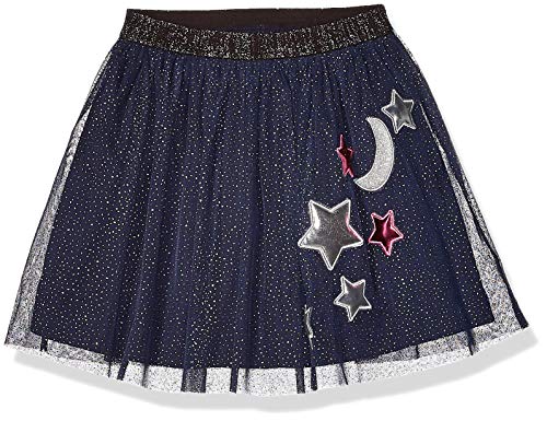 Amazon Brand - Spotted Zebra Kids Girls Sparkle Tutu Skirt, Nightime Sparkle, Large