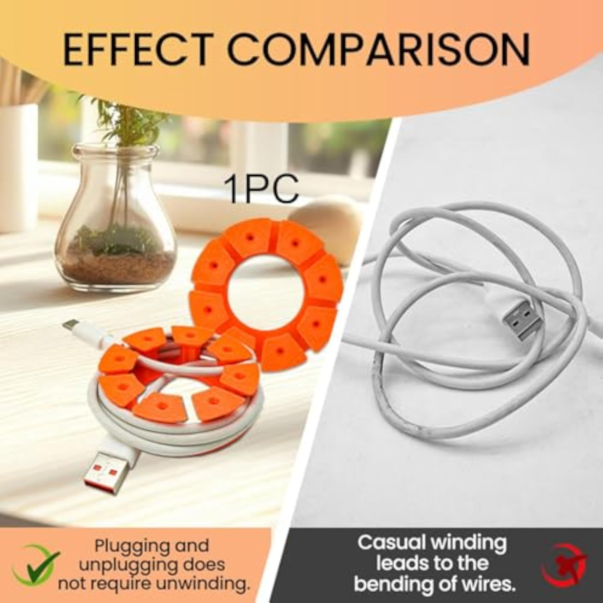 Round Cable Winder for Easy Cable Management