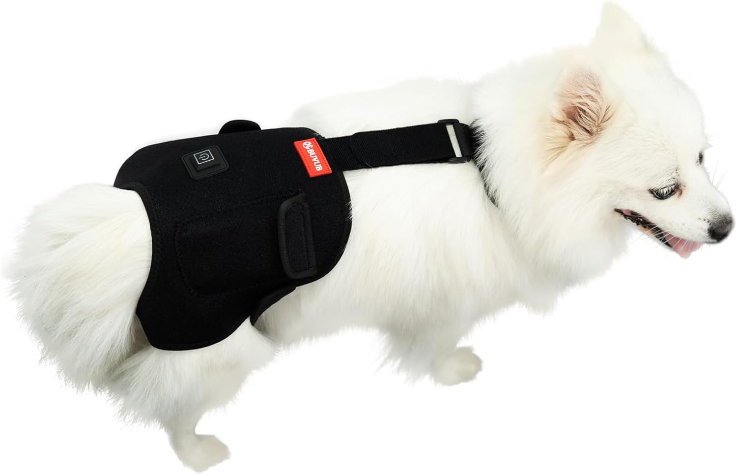 Heated Dog Hip Brace Comes with Power Bank Heat Therapy for Dog with Hip Dysplasia, Arthritis, Hip Pain, Lower Back Pain, Weakness or Back Leg Limping(S)
