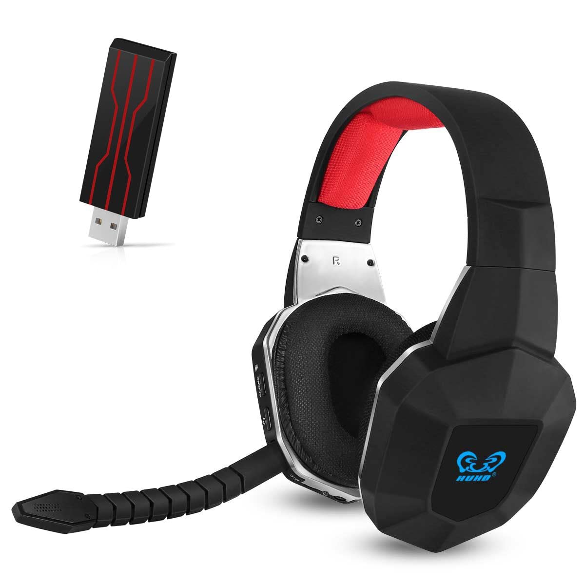 再再再..販 KLIM Panther ワイヤレス ゲーミング ヘッドセット PS4 PS5 スイッチ PC 用 低レイテンシー ノイズキャン