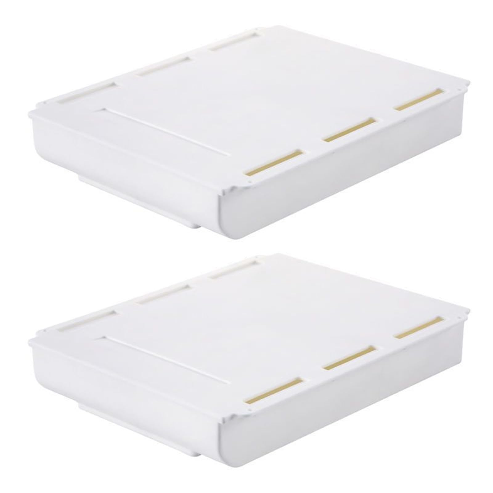 Under Desk Concealed Storage Drawer with Strong Adhesive for Supplies and Small Tools Drillless Installation Space Saving Drawer
