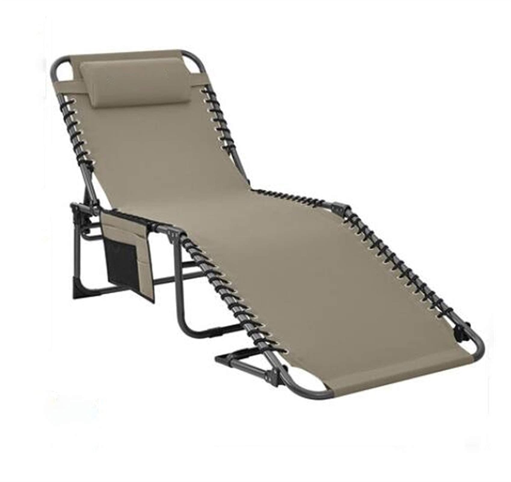 Lit de camping pliant pour vos siestes au jardin et vos après-midi farniente au soleil