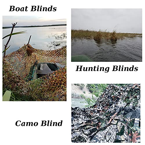 Yeacool Camo Netting, Camouflage Net, Quiet Camo Net, Camo Tarp, Sunshade, Rustle-Free, Hunting Blinds Netting, With Mesh Backing, Lightweight, Great For Shooting, Car Cover, Decoration, Photograph #TOP3