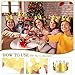 Crtiin 100 Pcs Gold Paper Crowns Birthday Party Bulk for Adults Classroom Students Hat Supplies Favors (Classic Style)