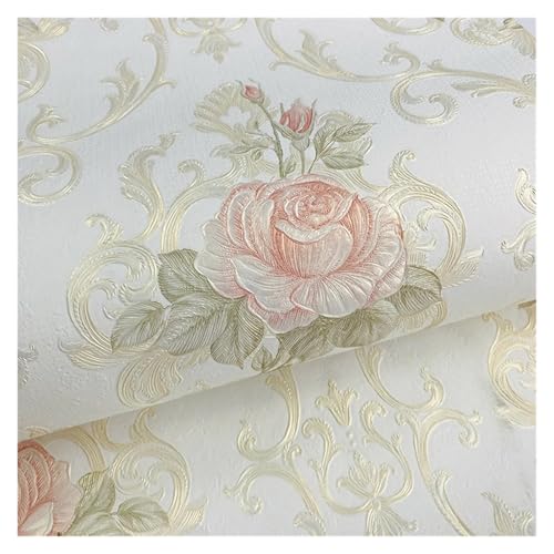 Papier peint floral solution rénovation murale salon et chambre - 4
