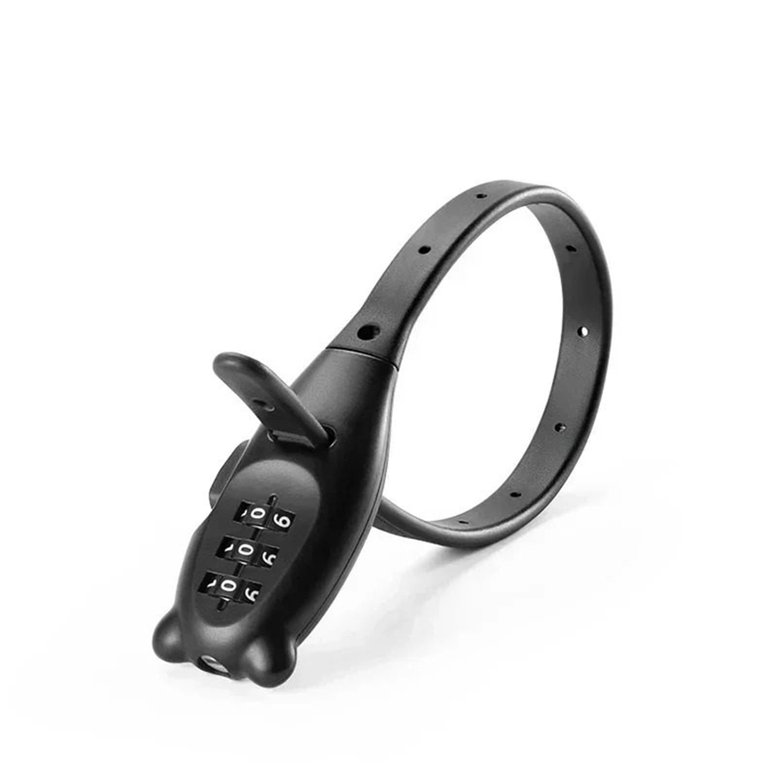 Chain Lock Password Motorcycle Helmet Lock Stainless Steel Nylon Sheath Zinc Alloy Cylinder Portable Anti-Theft Motorbike Lock(25.5cm)