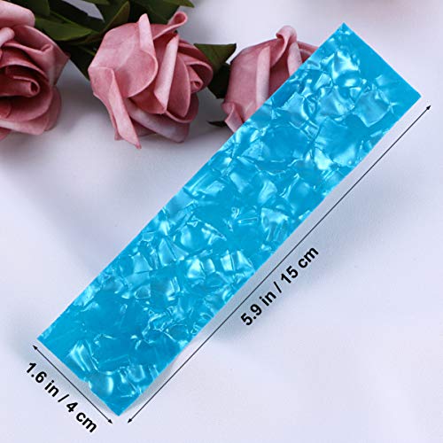 Milisten 15 Pcs Guitar Pick Punch Sheets, Celluloid Strips in Mixed Thickness - Image 2