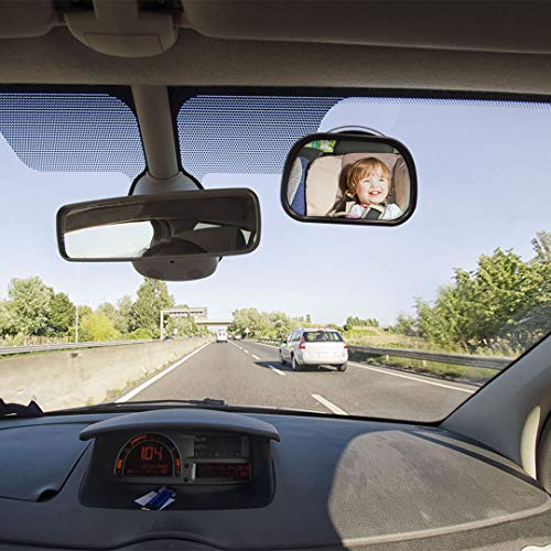 Espelho Interno para Carro, Vivababy, Preto