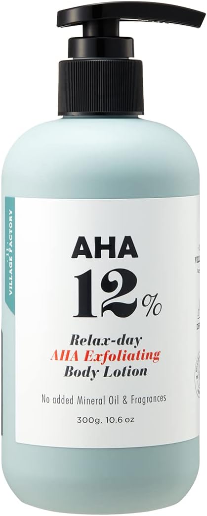 [VILLAGE11FACTORY] AHA BODY LOTION (300 g) – Lotion Corps Exfoliante 12% AHA