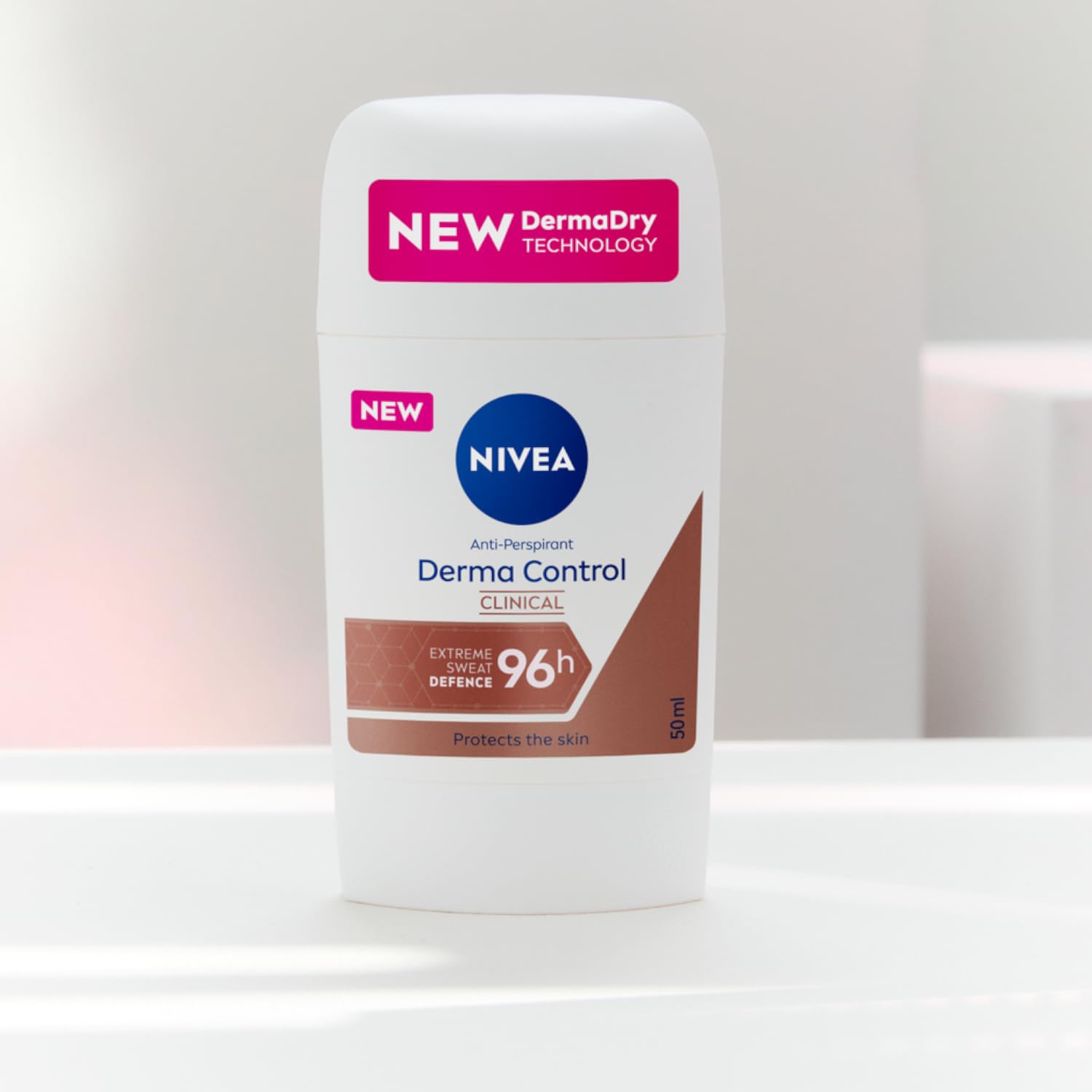 NIVEA Derma Dry Control Antitranspirante Stick, 50 ml