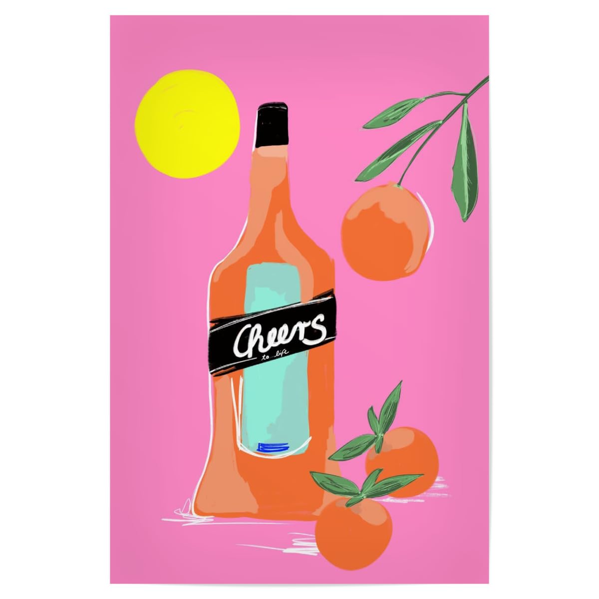 artboxONE Poster 150x100 cm Essen & Trinken/Alkohol Cheers to Life - Bild Cheers to Life aperol aperol Spritz