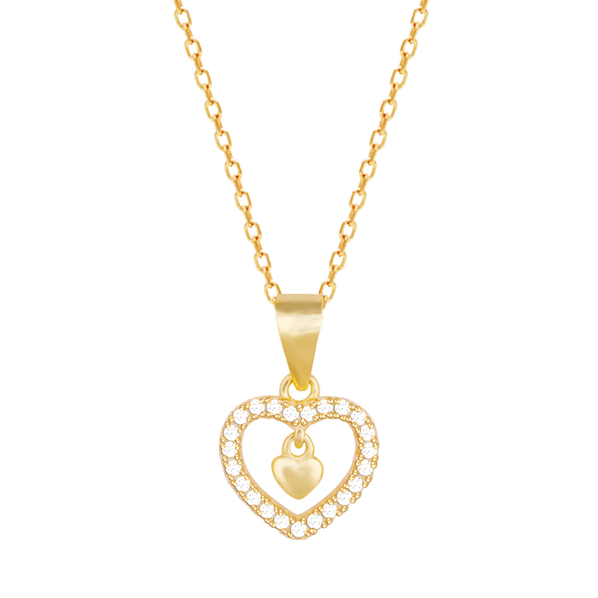 GIVA 925 Silver Golden Love Droplet Pendant With Link Chain | Gifts for Girlfriend, Gifts for Women and Girls |With Certificate of Authenticity and 925 Stamp | 6 Month Warranty* (B0BBW1SF58) Amazon Price History, Amazon Price Tracker