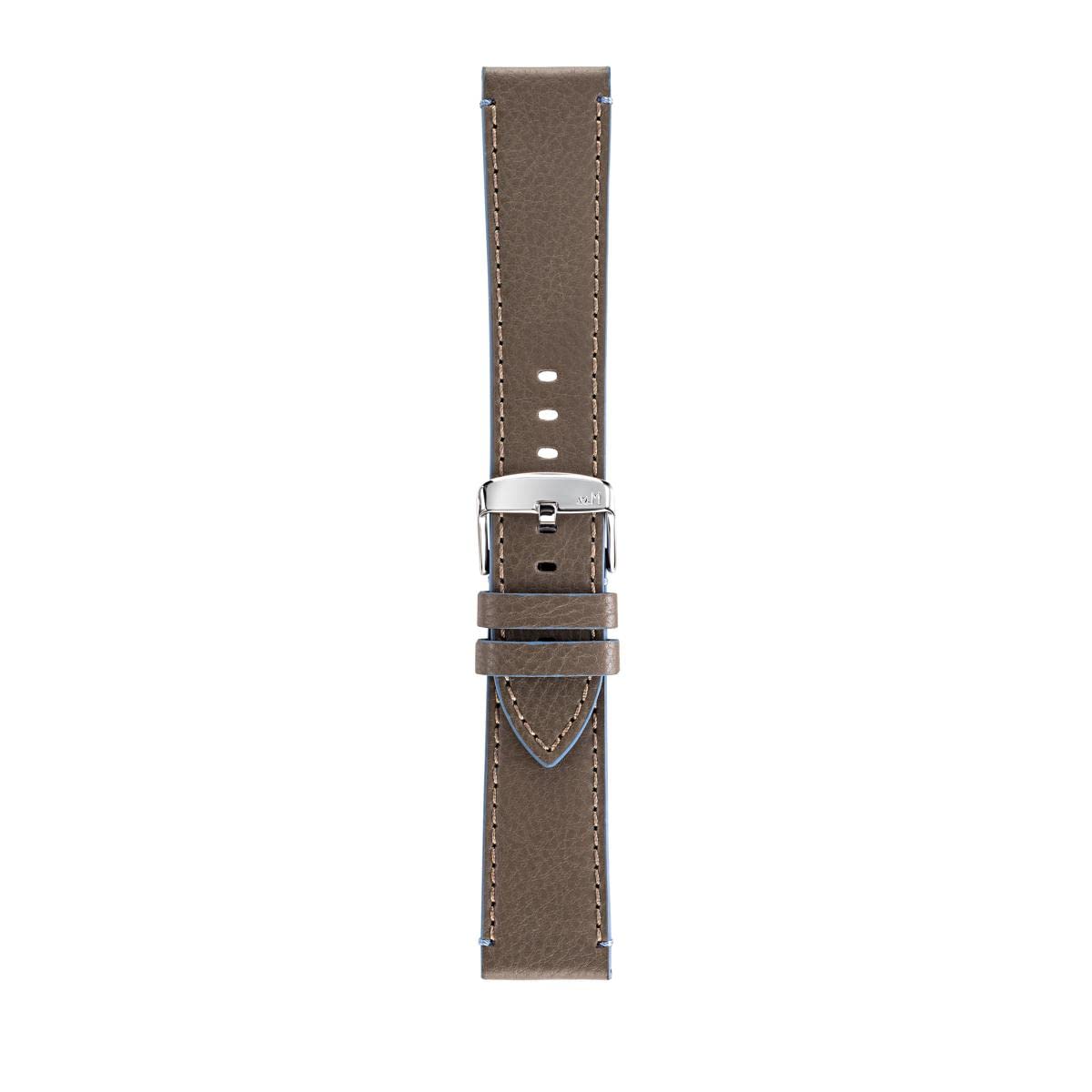 Morellato Sport Collection Men's Paragliding Genuine Calf Leather Strap A01X5394D14, taupe, 18mm, Strap