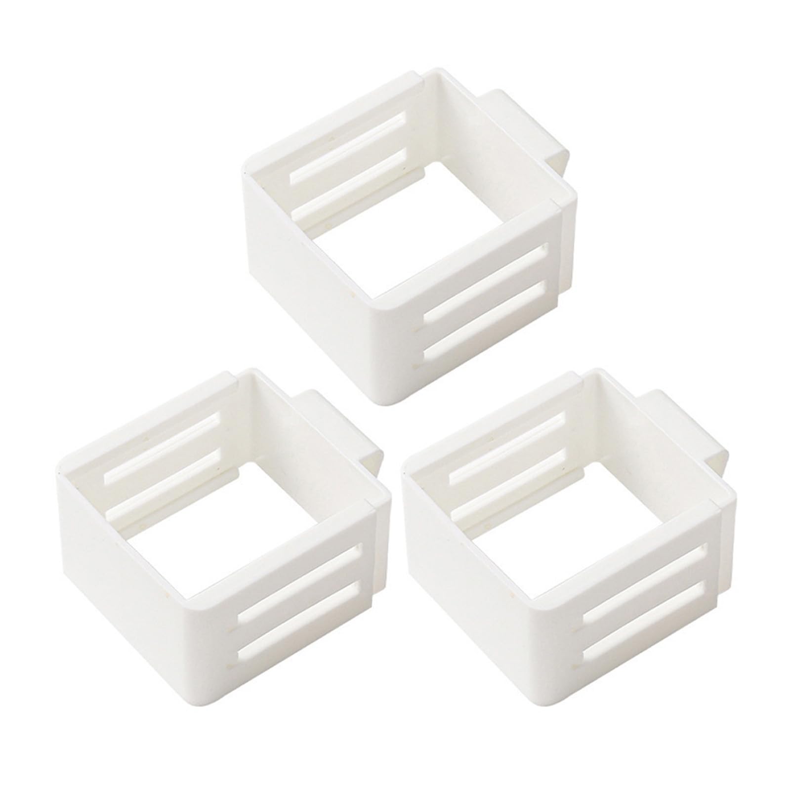 Glifora Refrigerator Door Organiser - Partitioned Storage Hanging Basket with Snap-On Telescopic Design, Fridge Rack for Sauces and Snacks
