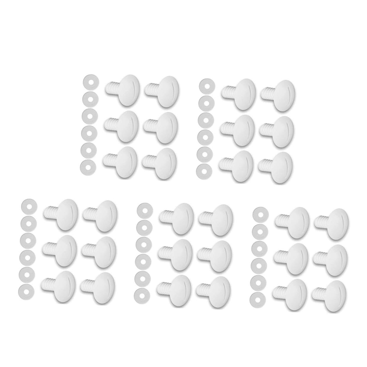 Toddmomy 5 Juegos De 280 Tornillos De Cubo para De Piscina Red para Hojas De Piscina Kit De Arandela De Rueda De Repuesto Estantes Limpiador De Fregadero Ganchos para