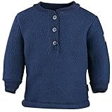 mikk line gummistiefel  mikk-line Unisex Baby Woll-Shirt Sweatshirt, Blau (Blue Nights 287), 68