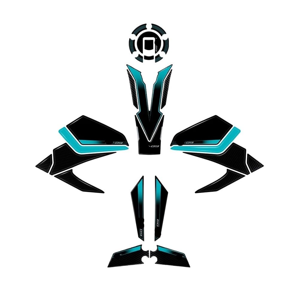 for MT 09 for Mt-09 for MT09 2024 Motorcycle Sticker Tank Kit Accessories Sticker(Kit -A)