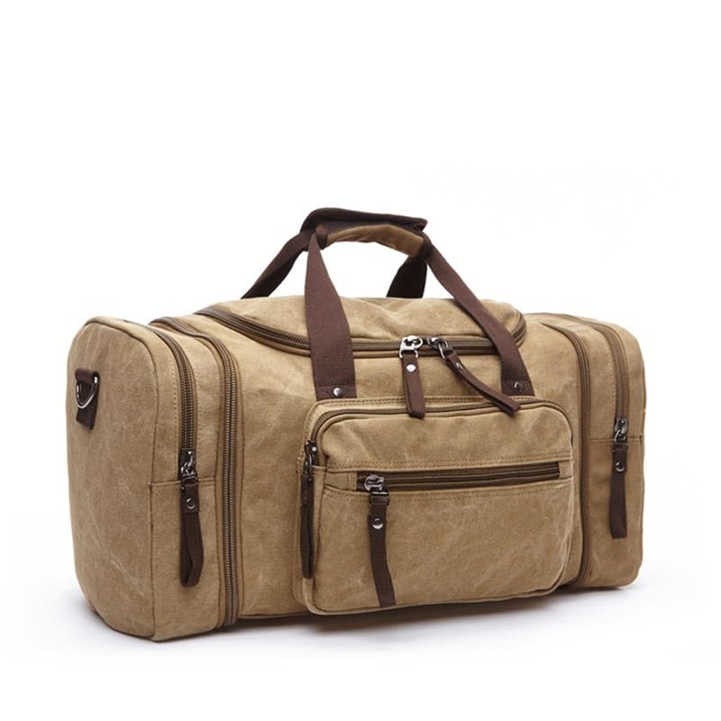 Large Capacity Carry-on Travel Bag Canvas Bag Crossbody Duffel Bag Male Short Business Trip Duffel Bag Fitness2