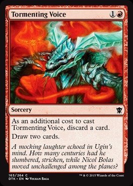 Magic The Gathering - Tormenting Voice (163/264) - Dragons of Tarkir