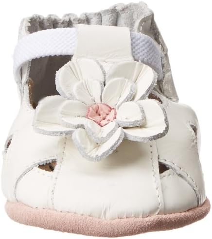Miniatura 2 de Robeez Unisex-Niño White Pretty Pansy Soft Sole-K