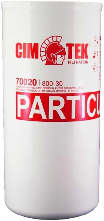 Cim-Tek 70020 800-30 Fuel Dispenser Filter, 30 Micron Hi Flow