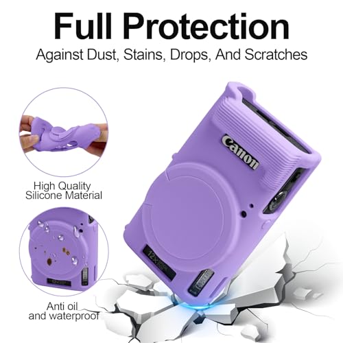 Funda Easy Hood para Canon PowerShot IXY 650, silicona suave miniatura 3