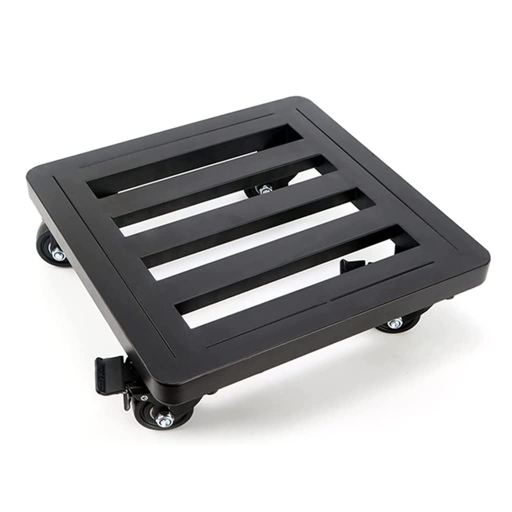 YUANCHUTOP Heavy Duty Plant Caddy with Wheels, Large Square Planter Dolly for Easy Movement, Garden Flower Pot Mover Tray