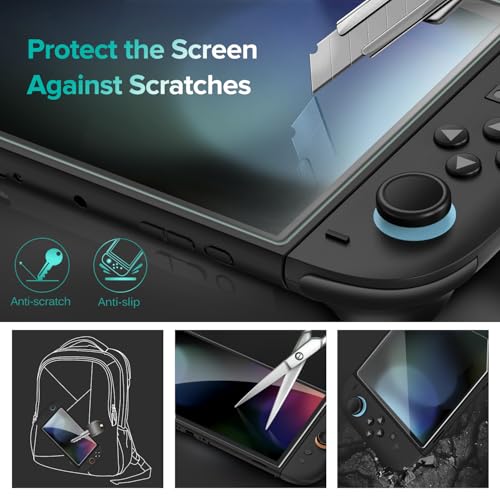 Image of ivoler 3 Pieces Screen Protector for Nintendo Switch 2 Model 2025, Premium Tempered Glass | Accessories Nintendo Switch 2 Screen Protector, HD Clear Anti-Scratch Clear Screen Protector for Nintendo Switch 2, 7.9 Inch
