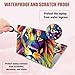 PLIGREAT Colorful Lion Laptop Sticker Decals, 12" 13" 13.3" 14" 15" Laptop Skin Stickers Abstract Paint Universal Removable Vinyl Notebook Art Protector Netbook PC Cover Decal
