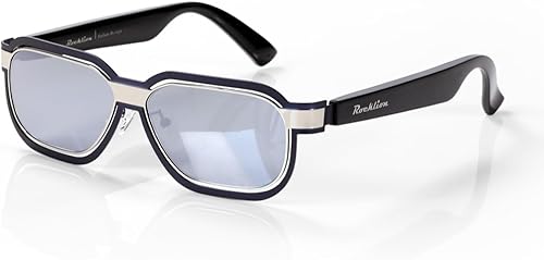 Lentes Bluetooth elegantes, lentes inteligentes inalámbricos con auriculares Bluetooth de oreja abierta, control de voz, hechos de acero inoxidable