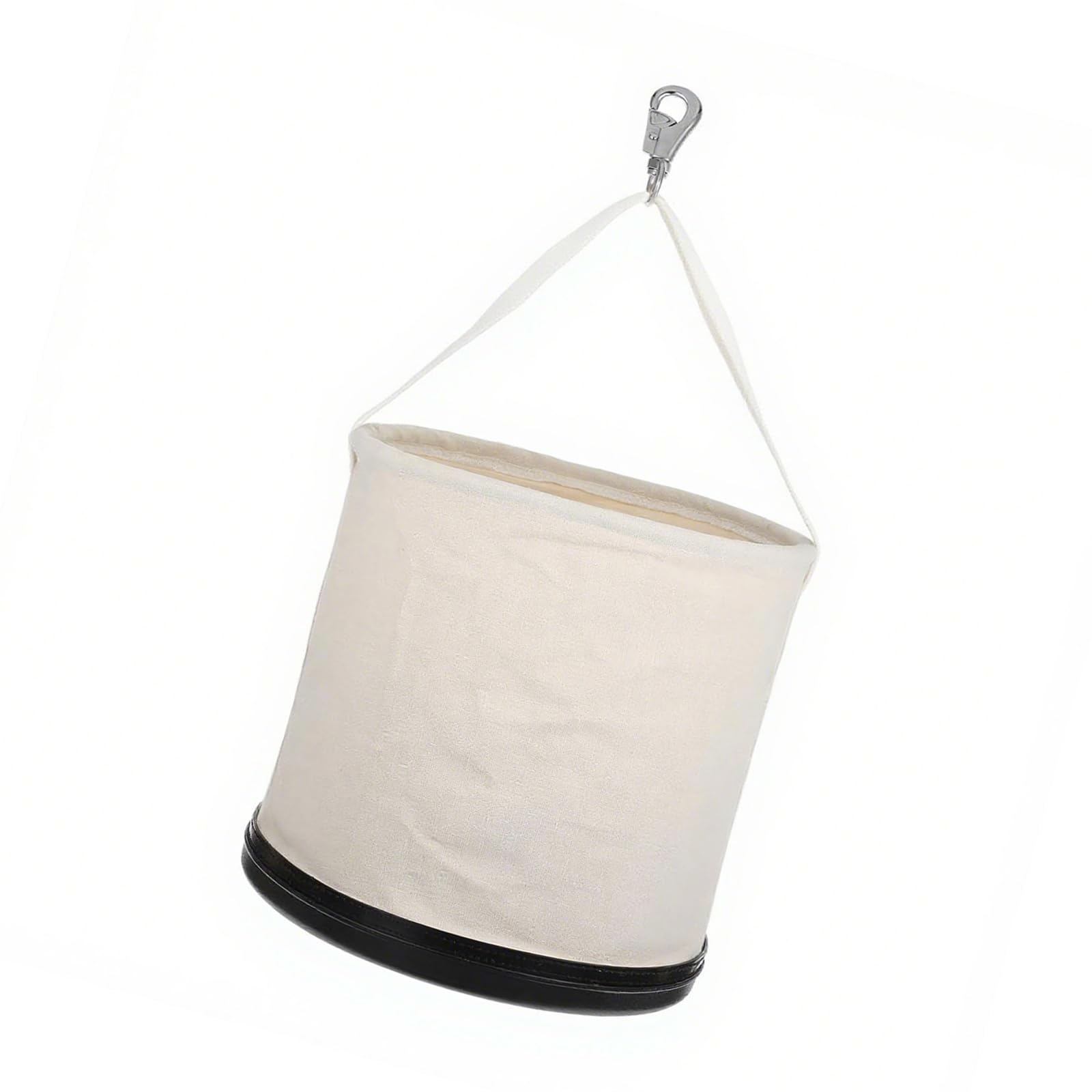 Heavy Duty Canvas Tool Bag Hard Base With Adjustable Strap For Workshop Organization And Storage Canvas Utility Bucket Bag