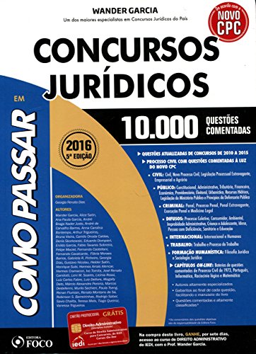 Como passar em concursos jurídicos: 10.000 questões comentadas