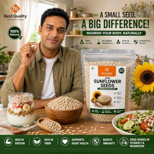 Best Quality Mart Raw Sunflower Seeds 1kg - Image 5