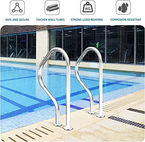 Barandilla para piscina de acero inoxidable 304 miniatura 4