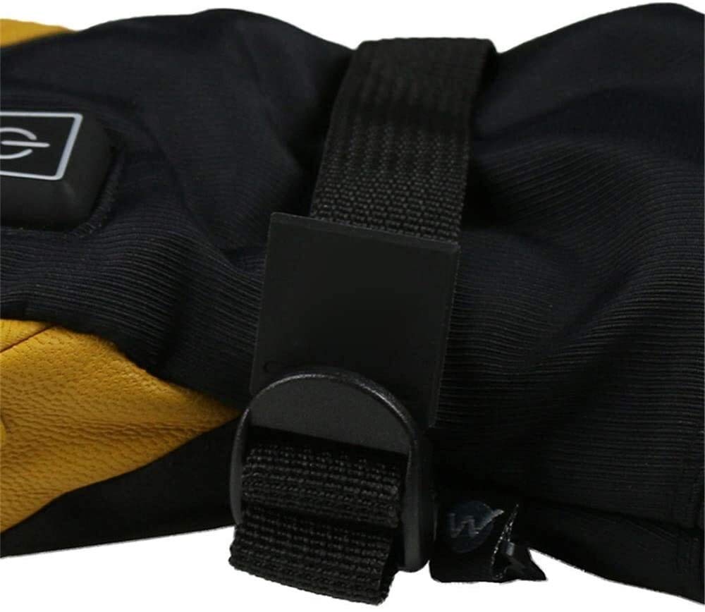CHEWYNP Guantes calefactables Guantes calefactores for Hombres Mujeres Esquí eléctrico Motocicleta Guantes de manopla de Nieve Artritis 7.4V 2200mAh con 3 Niveles Control de Temperatura Gu