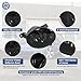 PAANLOK SAE J583 Fog Lights for VW Mk6 Platform (2010-2015) - Direct Fit Golf/Jetta/Beetle/Eos with Fog-Ready Bumper, Replacement (Smoke)