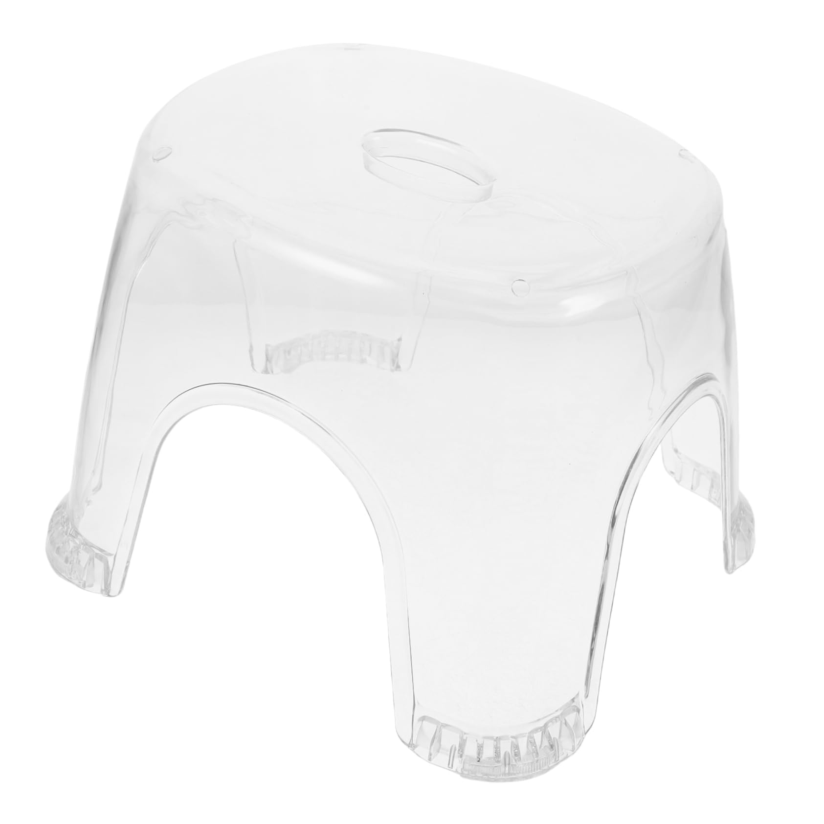 Tabouret transparent ERINGOGO chic pour bain et intérieur