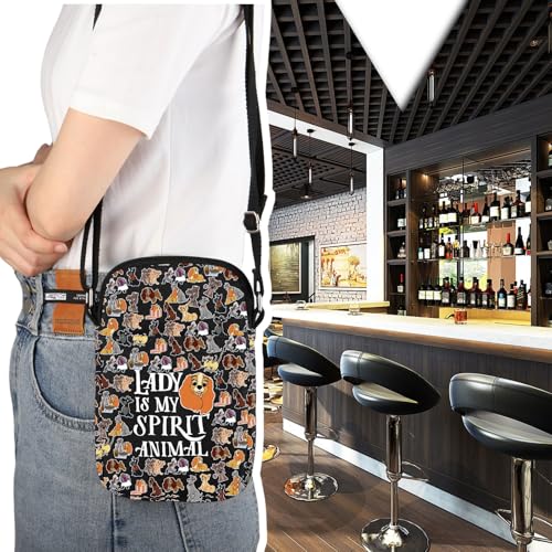 Lady Tramp Crossbody Bag Dog Lady Fans Gift Lady Is My Spirit Animal Gift4