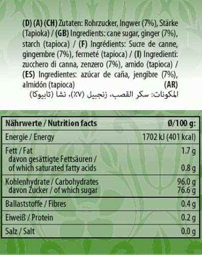 IBONS Kaubonbons 10 x 92 g (Ingwer-Classic)